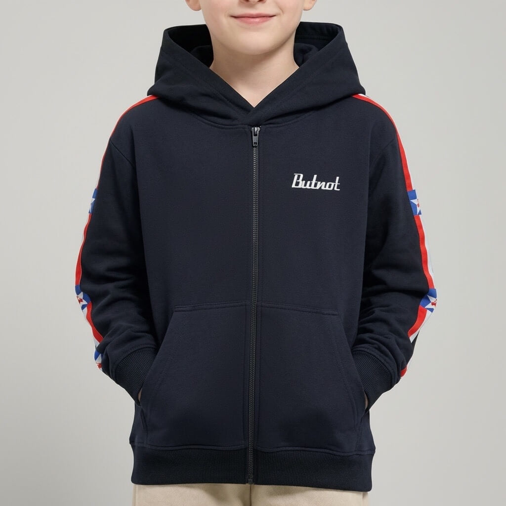 Sweatshirt aus Baumwolle mit Reißverschluss für Jungen - BUTNOT