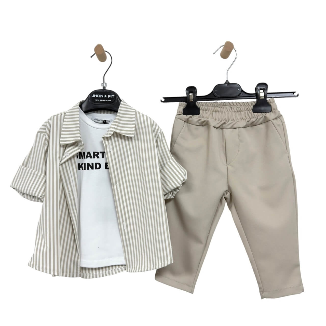 Completo 3 Pezzi Cotone neonato - Jhon Fit