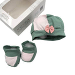 Set Mütze + Schuhe aus Baumwolle HopHoplà Olivia