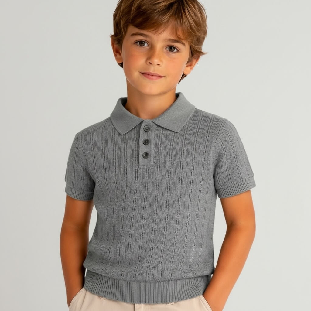 Poloshirt aus Garn