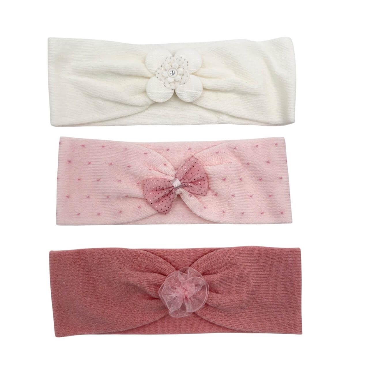 3 Fascie Neonata in Cotone 0/6 Mesi