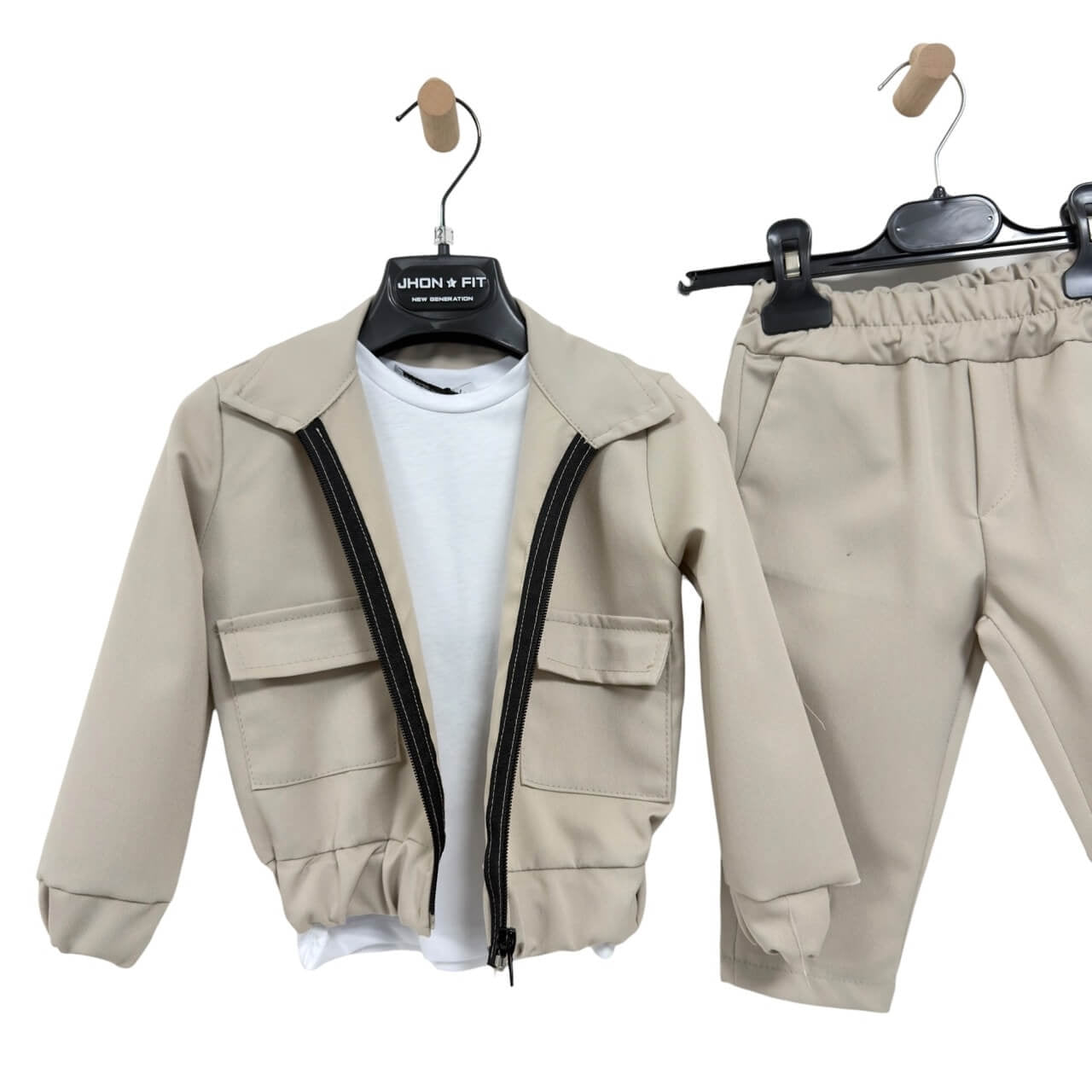 Completo 3 Pezzi Cotone neonato - Jhon Fit