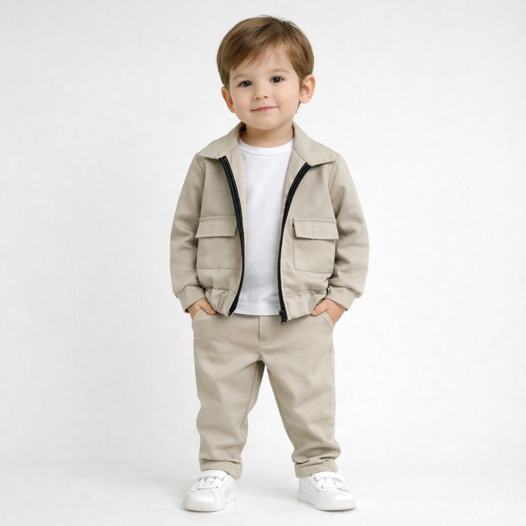 Completo 3 Pezzi Cotone neonato - Jhon Fit