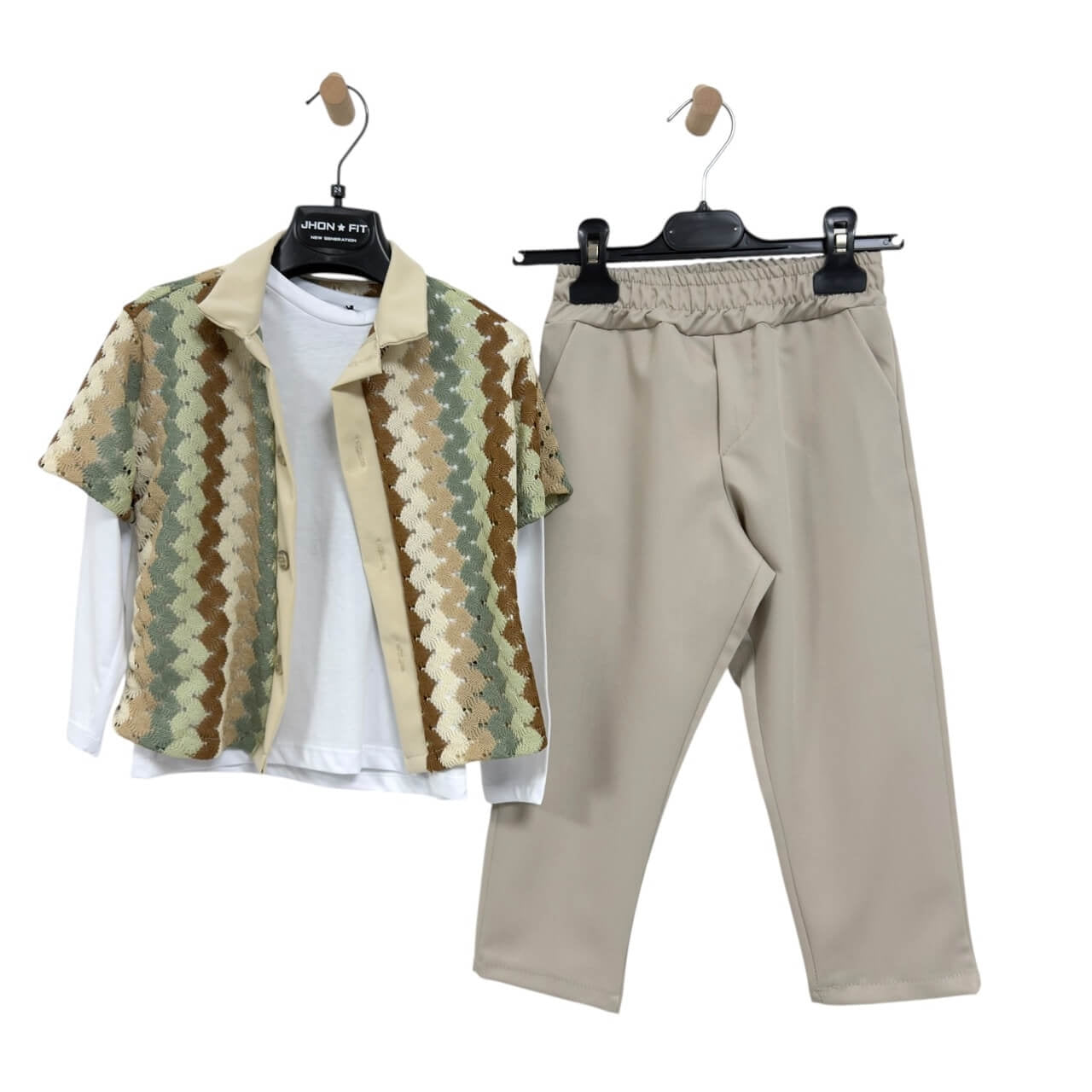 Completo 3 Pezzi Cotone neonato - Jhon Fit