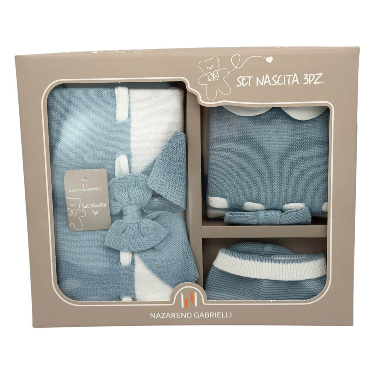 Set 3 Pezzi in Filo/Cotone Nazareno Gabrielli