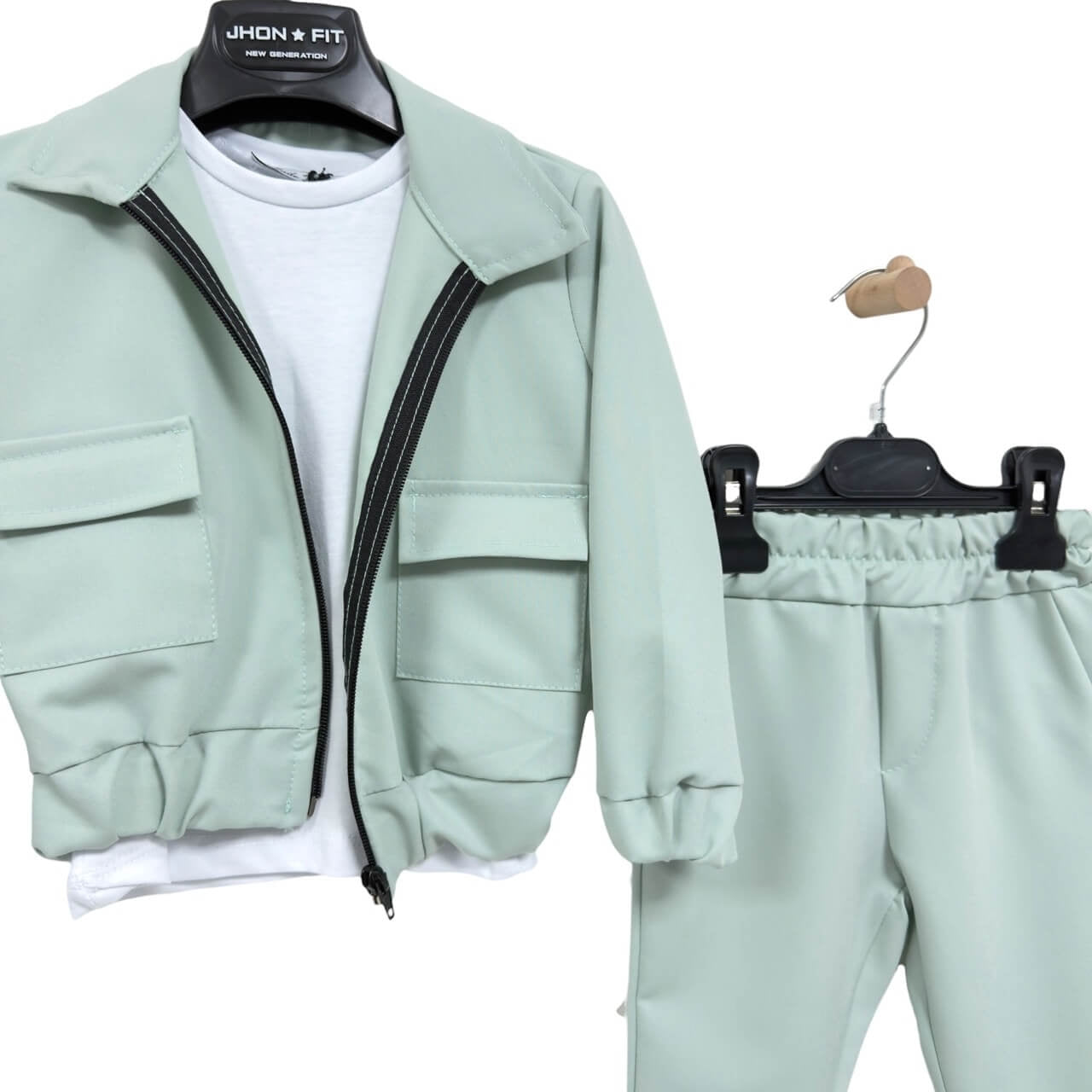 3-teiliges Baby-Set aus Baumwolle – Jhon Fit