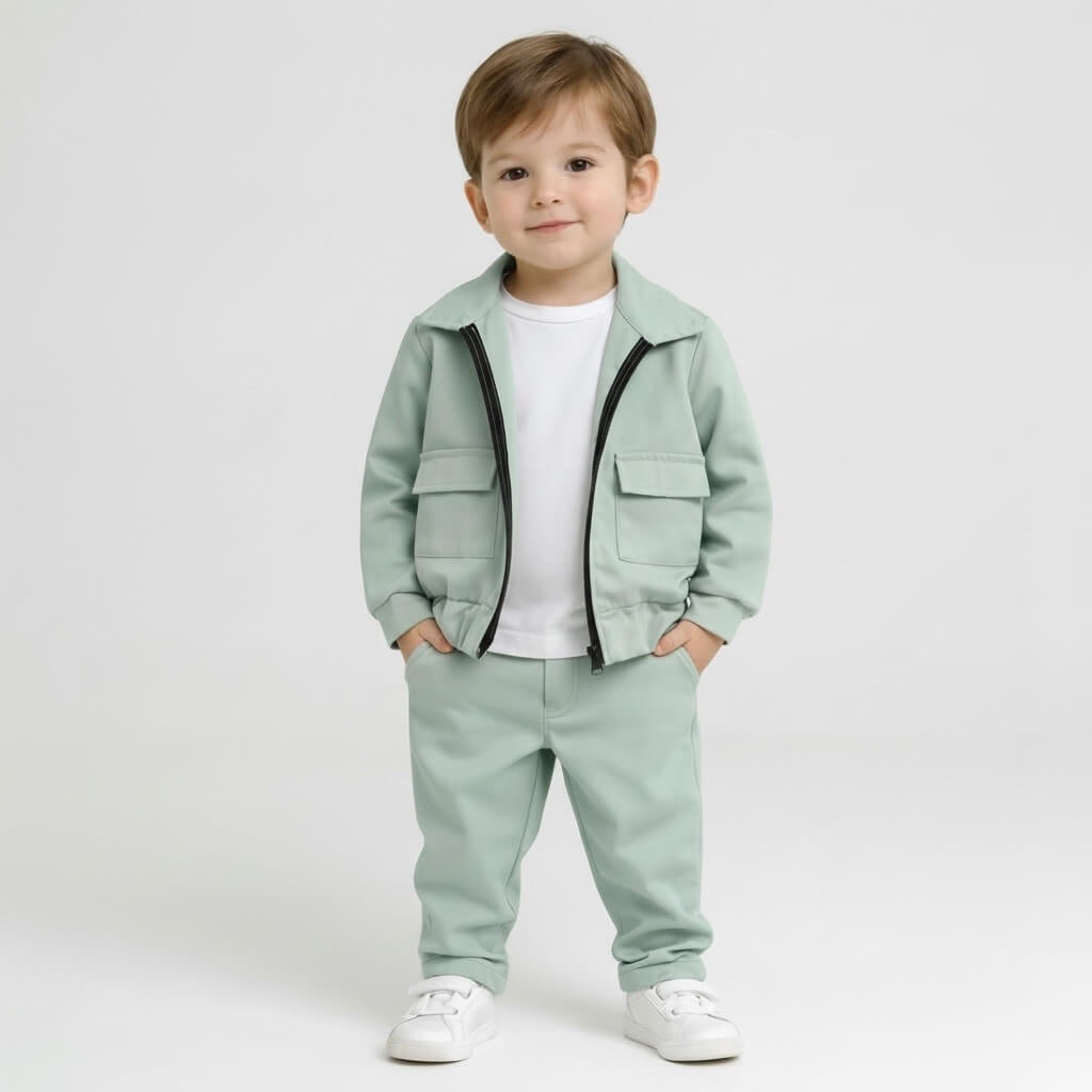 3-teiliges Baby-Set aus Baumwolle – Jhon Fit