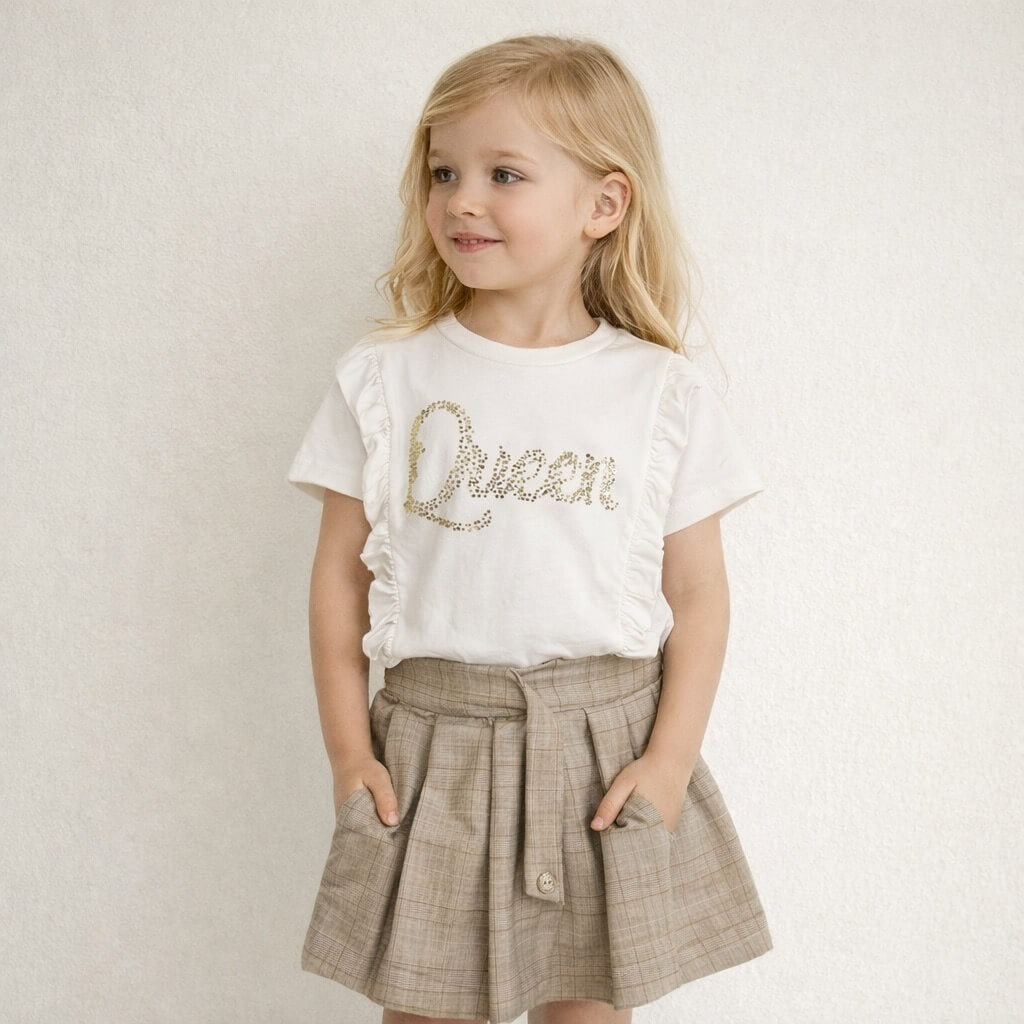 Baby-Mädchen-Outfit aus Baumwolle
