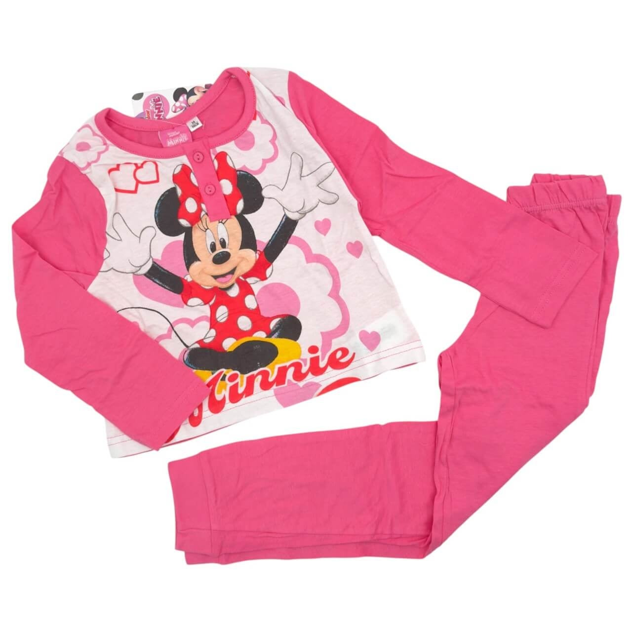 Schlafanzug aus Baumwolle mit Minnie Mouse-Motiv