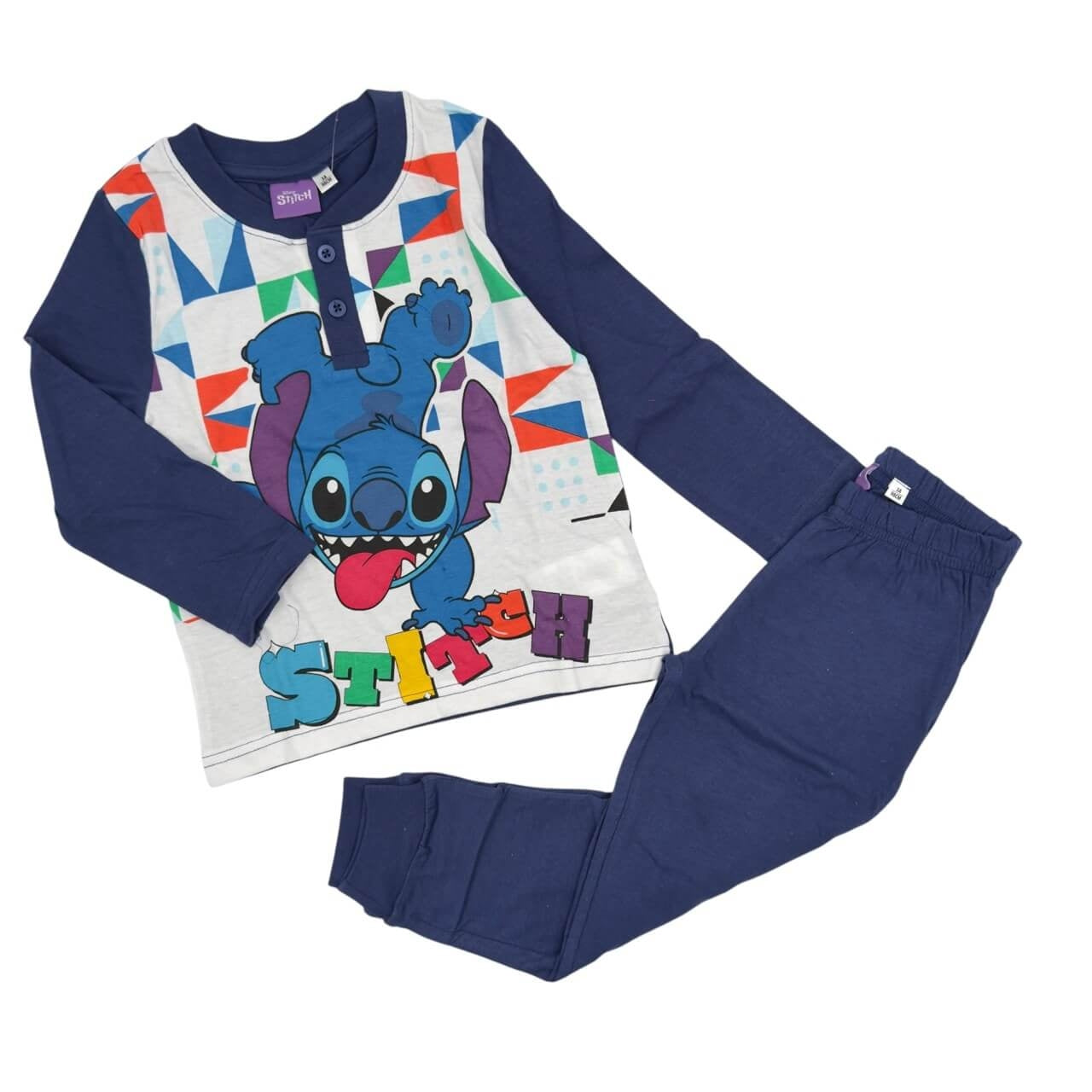 Stitch Pyjama aus Baumwolle