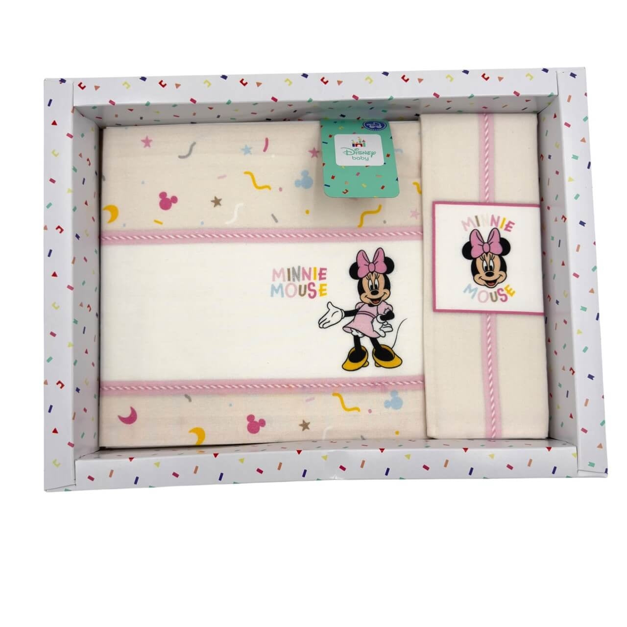 Kompletter Disney Minnie Kinderwagen, 100 % Baumwolle