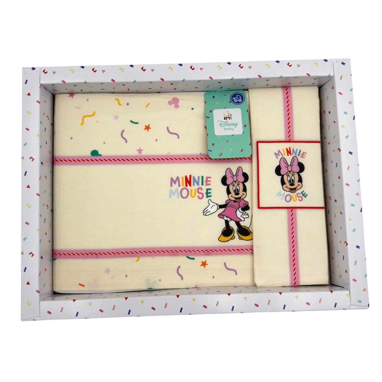 Kompletter Disney Minnie Kinderwagen, 100 % Baumwolle
