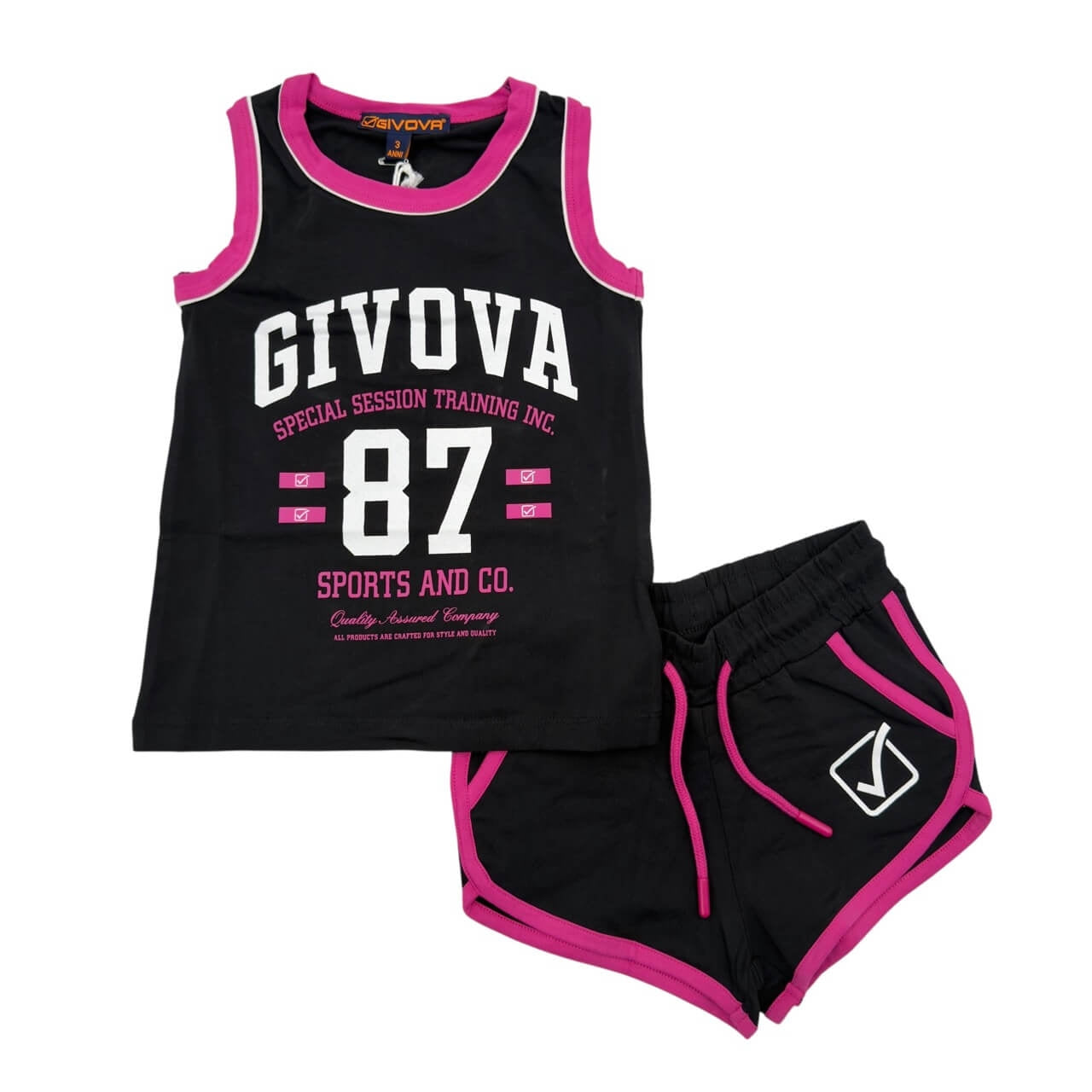 Givova Tanktop-Set für Mädchen
