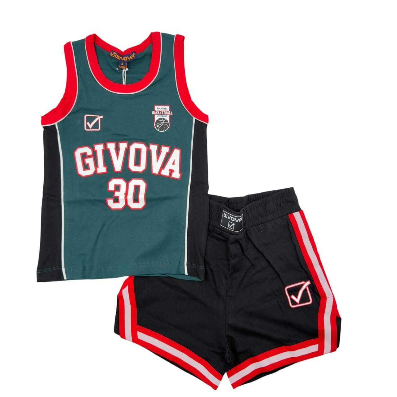 Givova Trainingsanzug für Jungen mit Tanktop