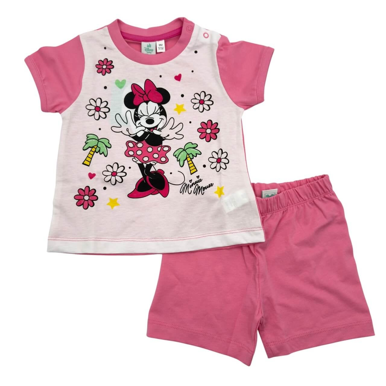 Kurzer Baumwollpyjama „Disney Minnie“