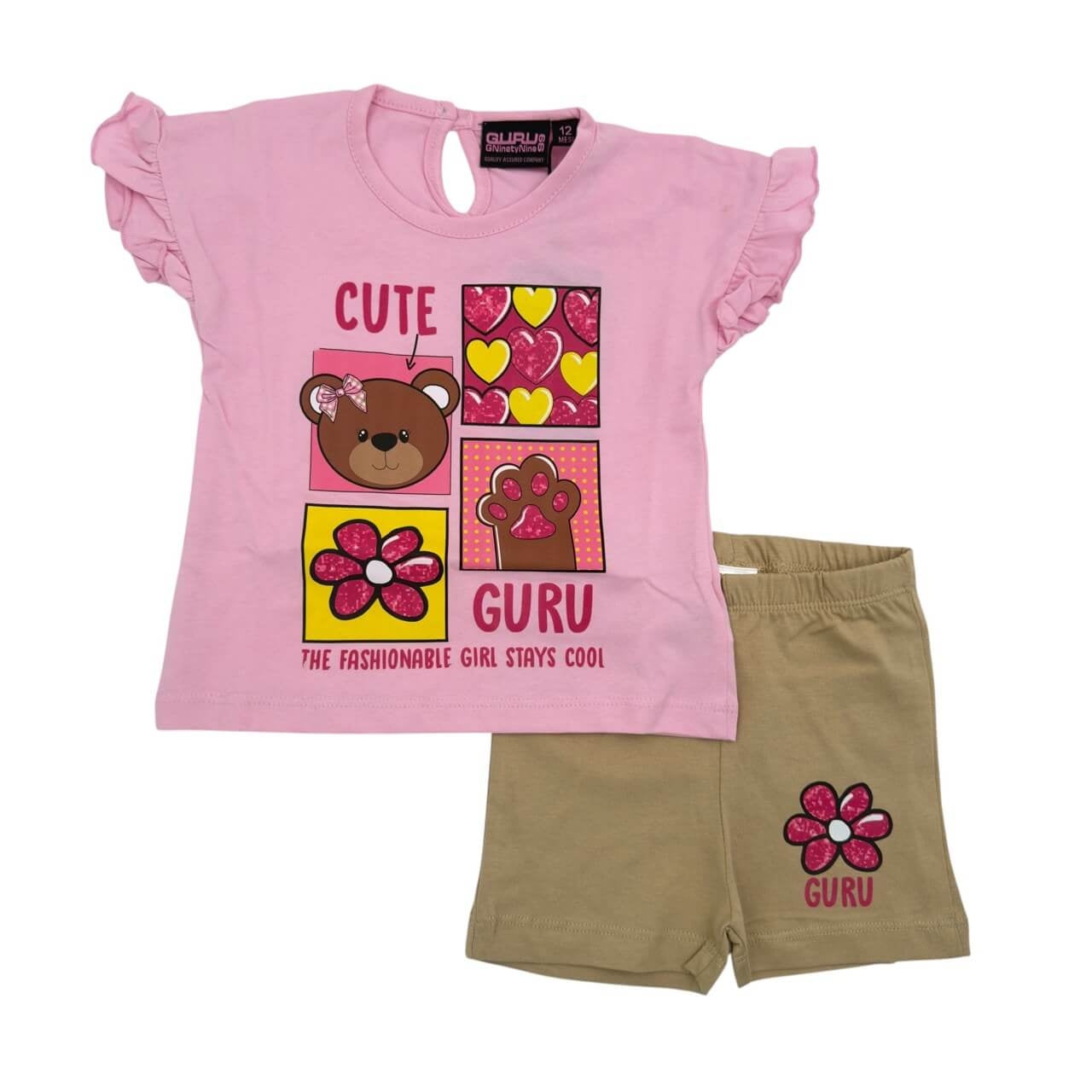 Guru-Baby-Mädchen-Outfit