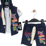 3-teiliges Babyset aus Baumwolle 
