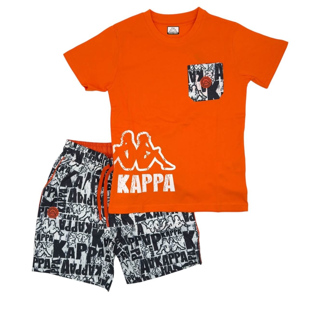 Komplettes Set Strand mit Badehose Jungen Kappa