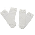1 Packung mit 2 Paar Filosocken mit Schleife Vignoni Mädchen
