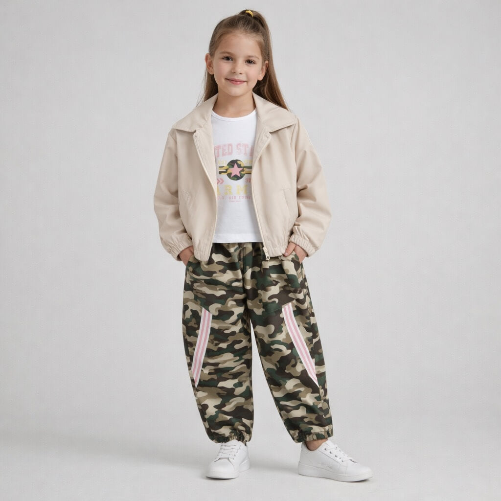 3-teiliges Baby-Mädchen-Outfit