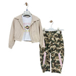 3-teiliges Baby-Mädchen-Outfit