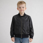 Kinderjacke aus Kunstleder