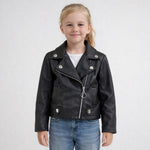 Kunstlederjacke für Kleinkinder