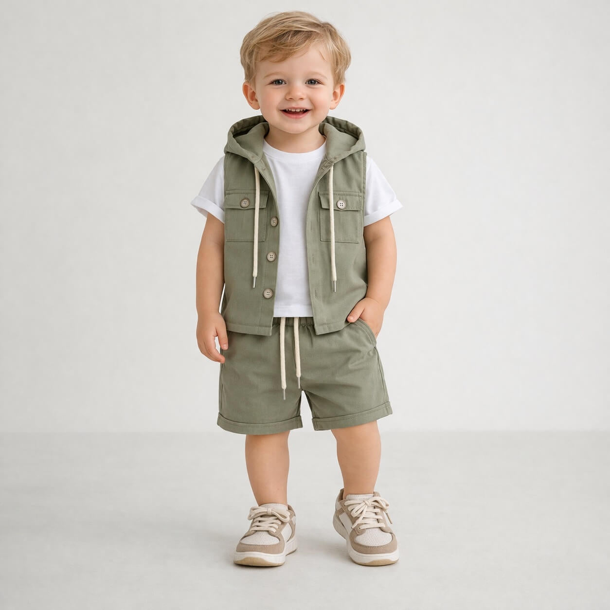 3-teiliges Babyset aus Baumwolle 