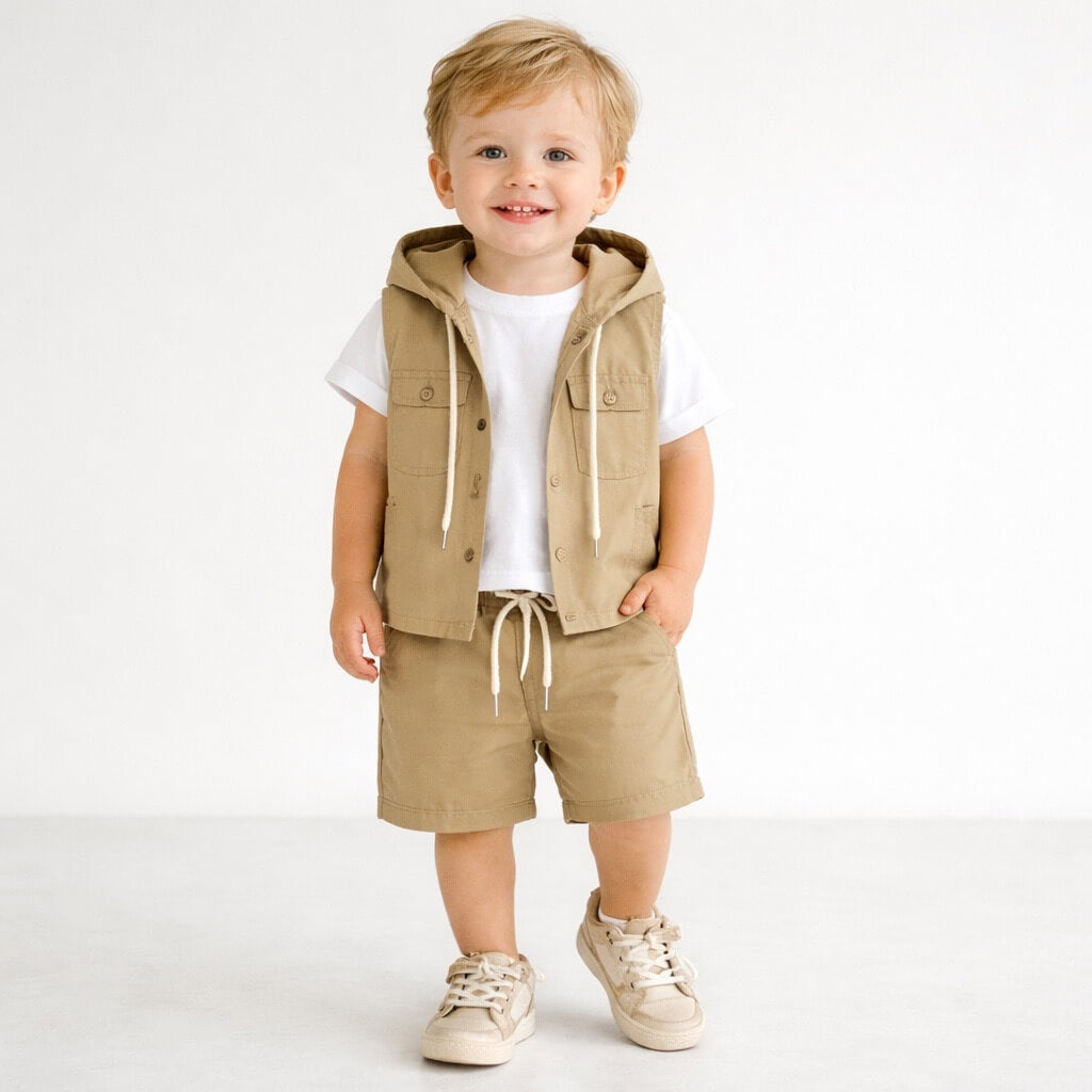 3-teiliges Babyset aus Baumwolle 