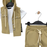 3-teiliges Babyset aus Baumwolle 