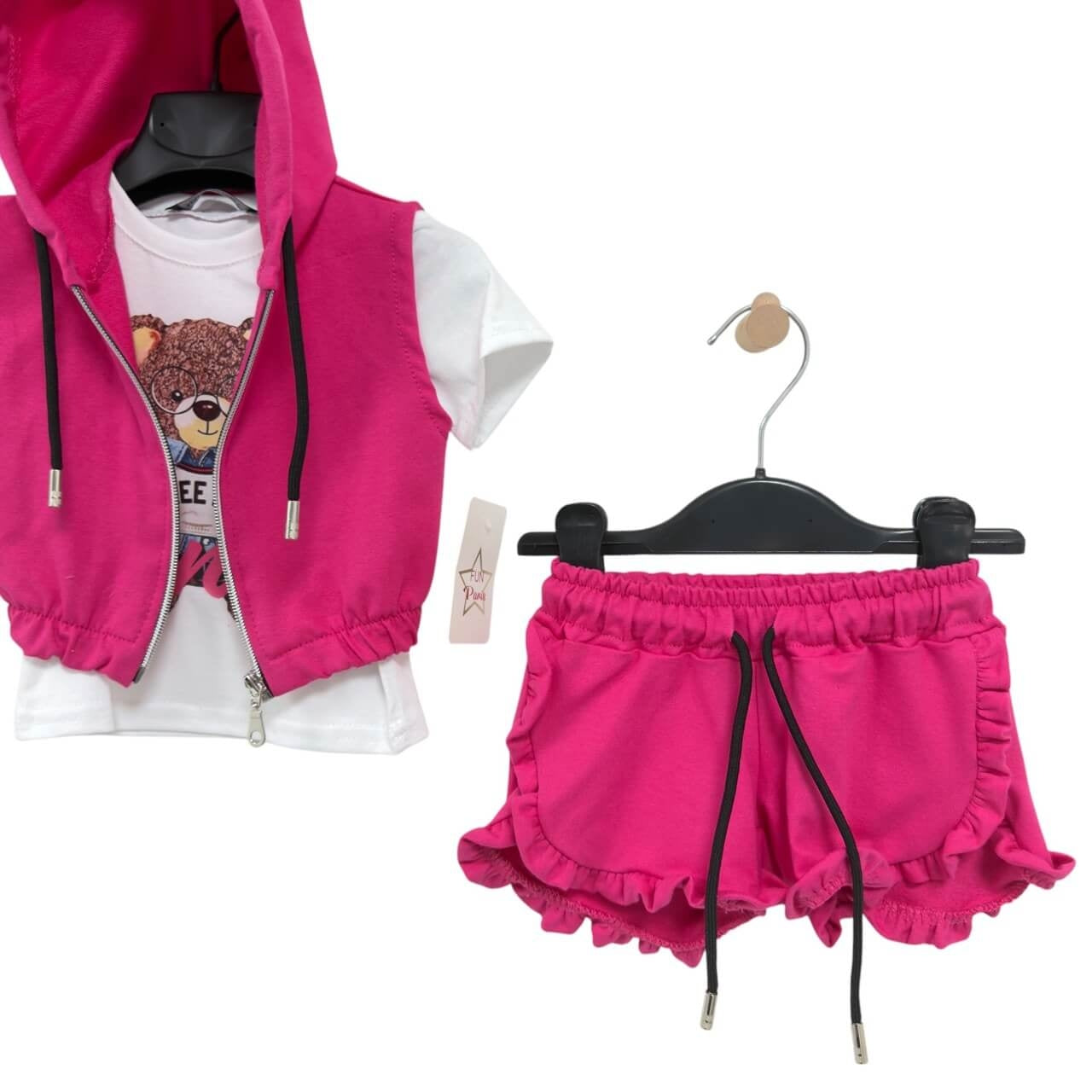 3-teiliges Baby-Set aus Baumwolle