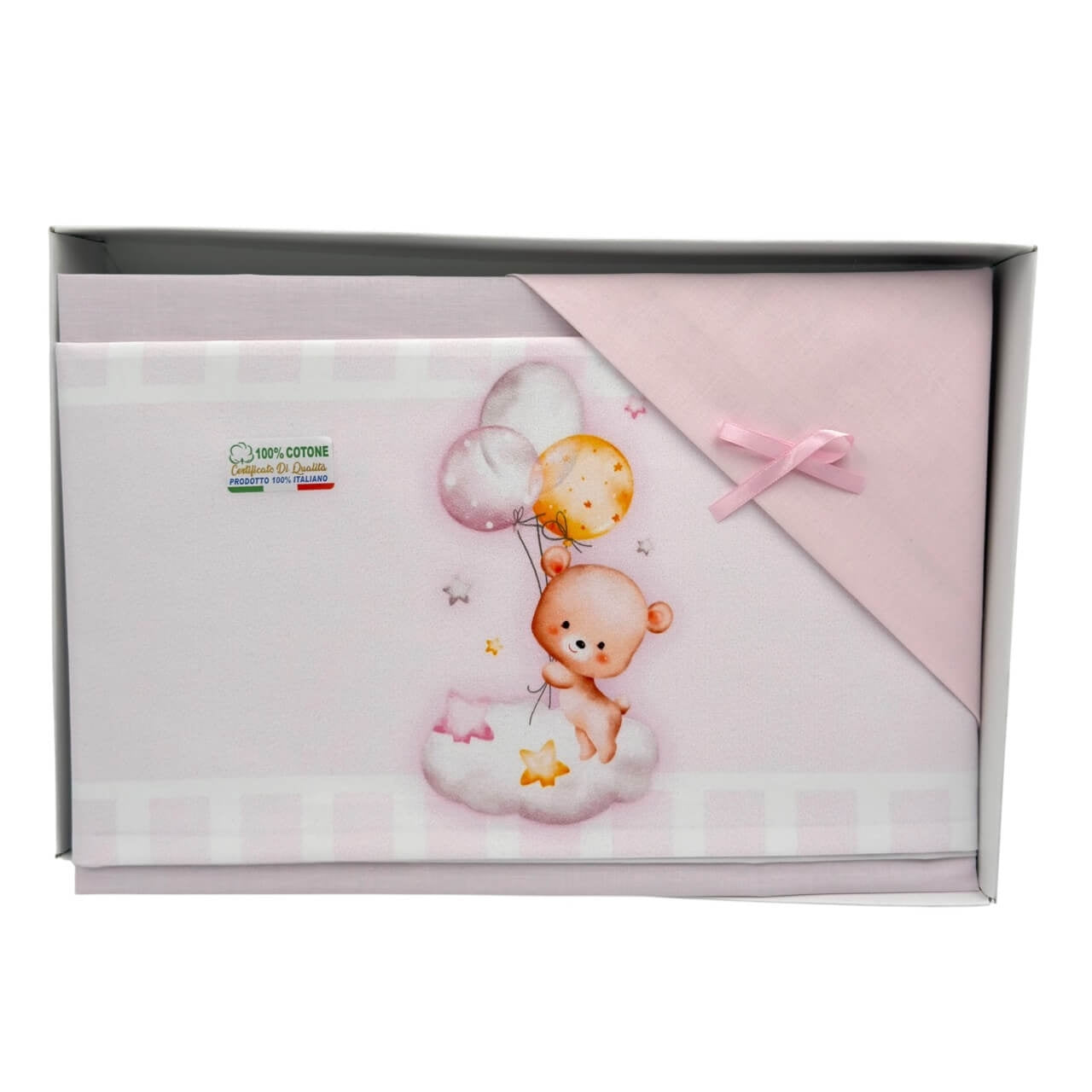 Completo Culla/Lettino Batuffolini 100% Cotone