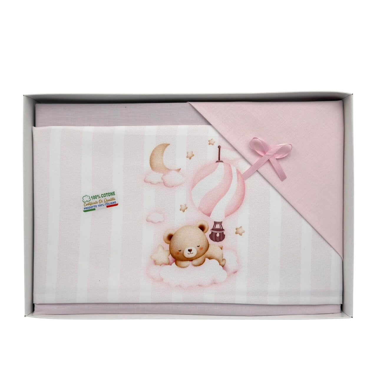 Komplettes Wiegen-/Kinderbett-Set, 100 % Baumwolle