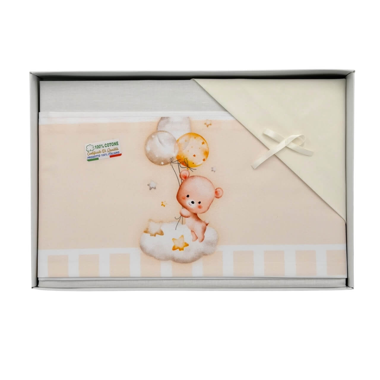 Completo Culla/Lettino Batuffolini 100% Cotone