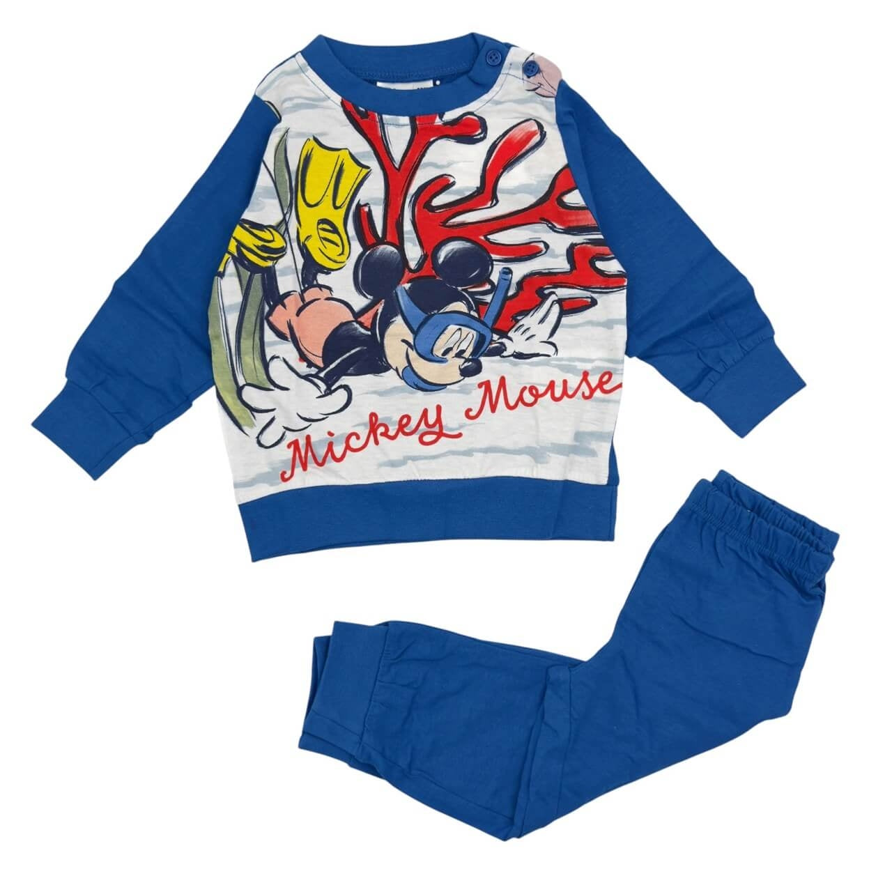 Schlafanzug aus Baumwolle Mickey Mouse
