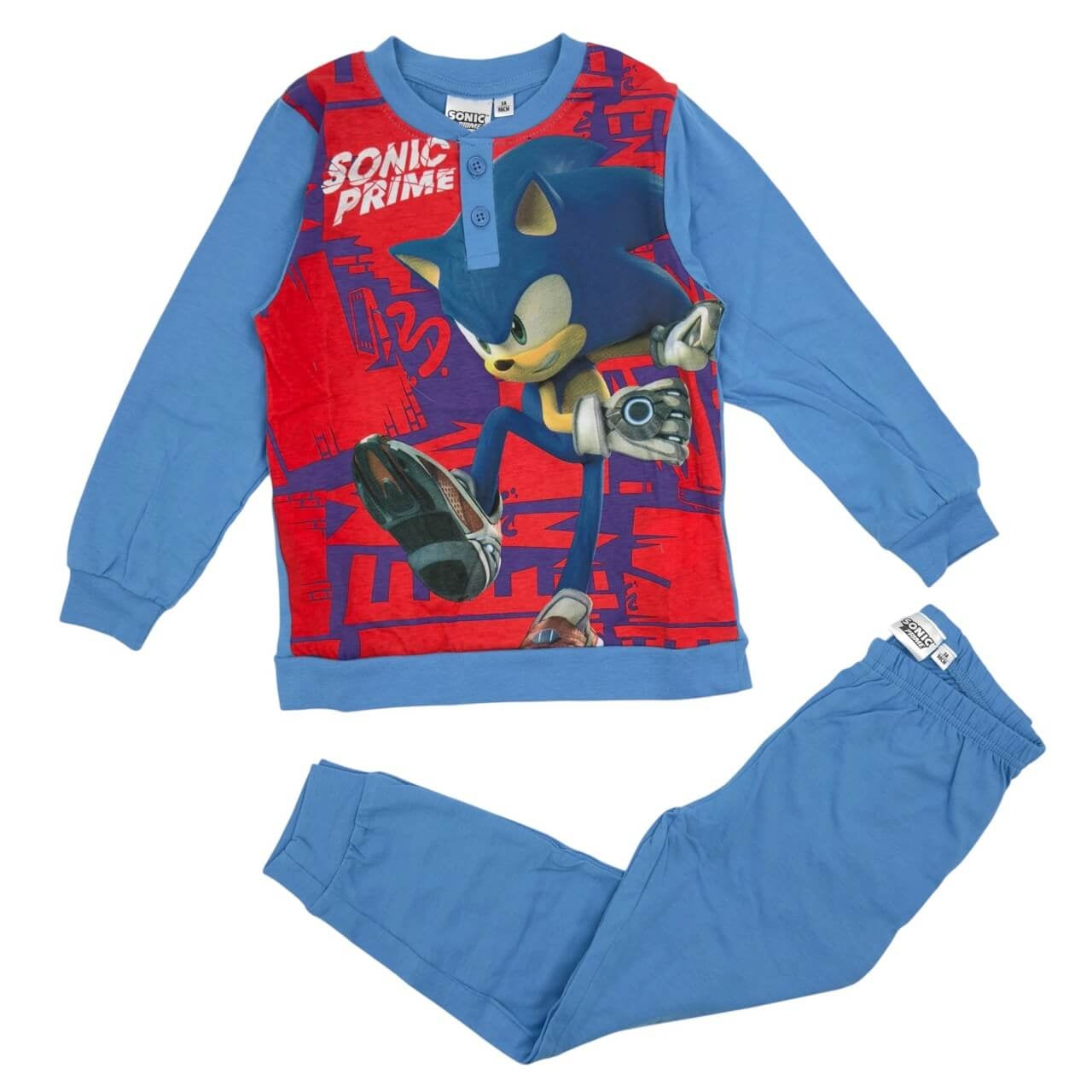Sonic Baumwollpyjama