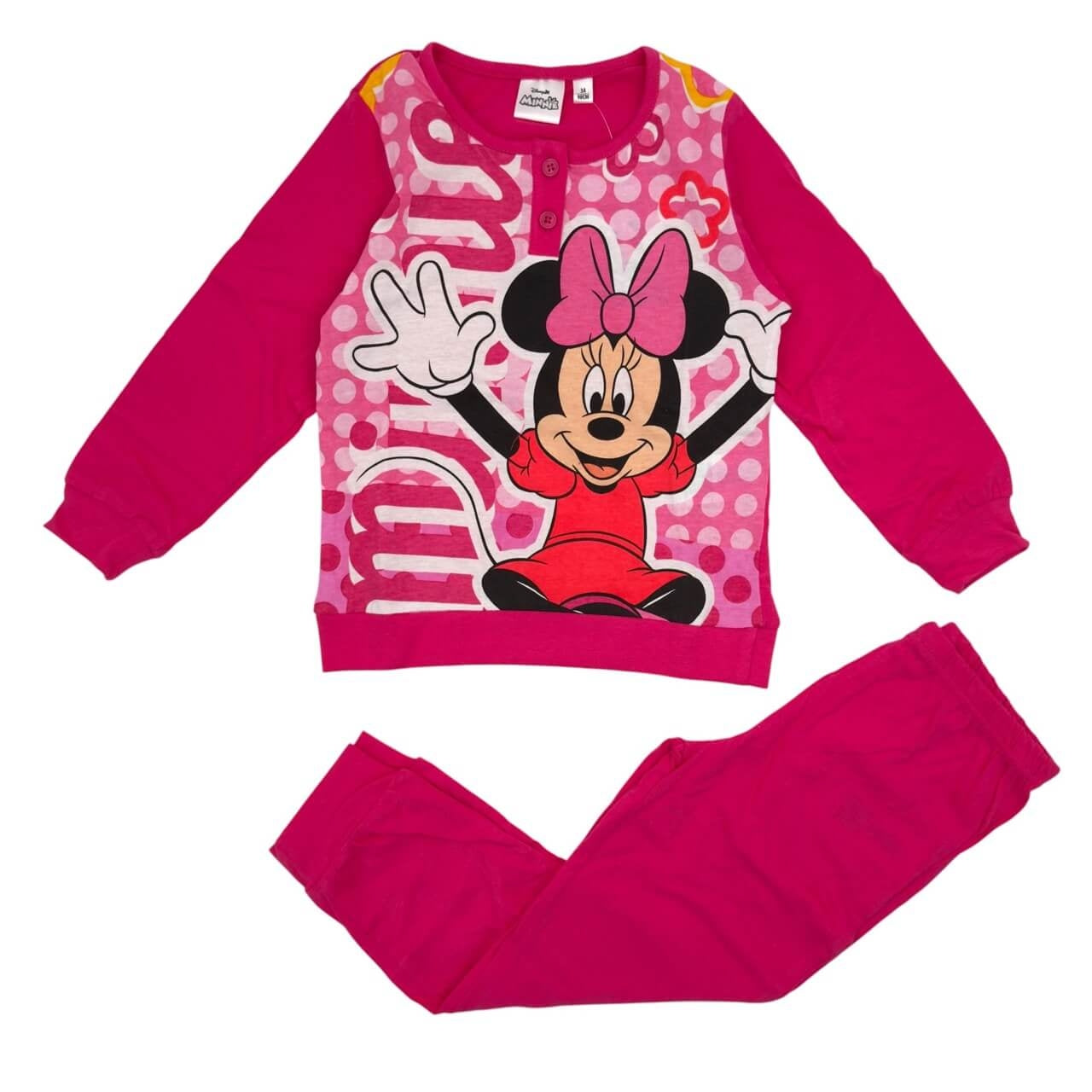 Schlafanzug aus Baumwolle mit Minnie Mouse-Motiv