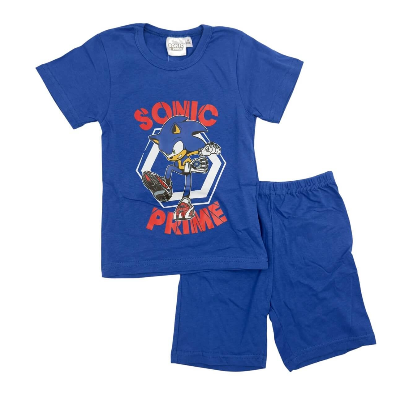 Kurzer Baumwollanzug Sonic