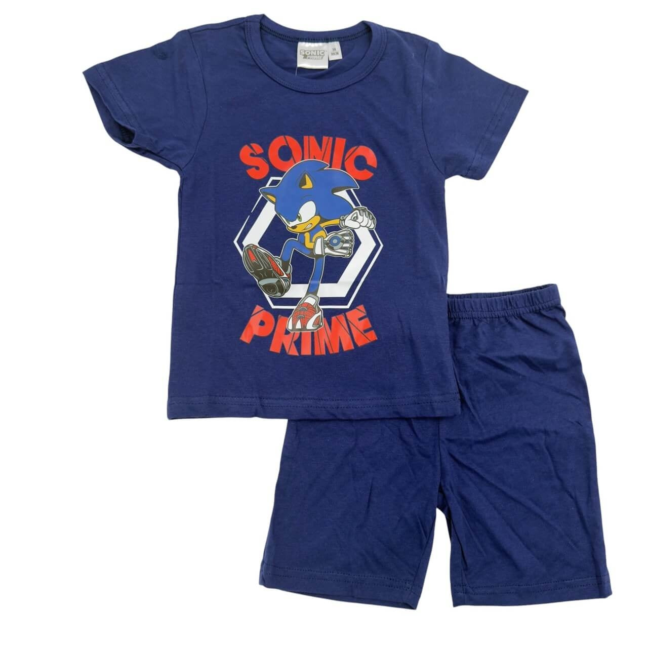 Kurzer Baumwollanzug Sonic