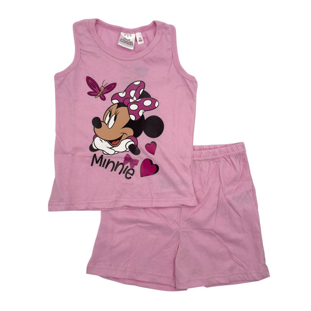 Kurzer Baumwollanzug Minnie