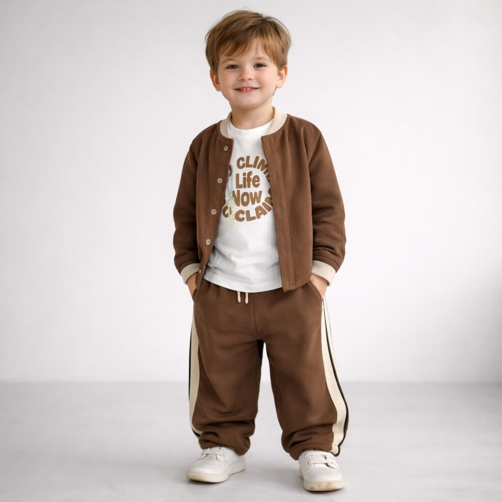 Komplettes 3-teiliges Baumwollset für Babys