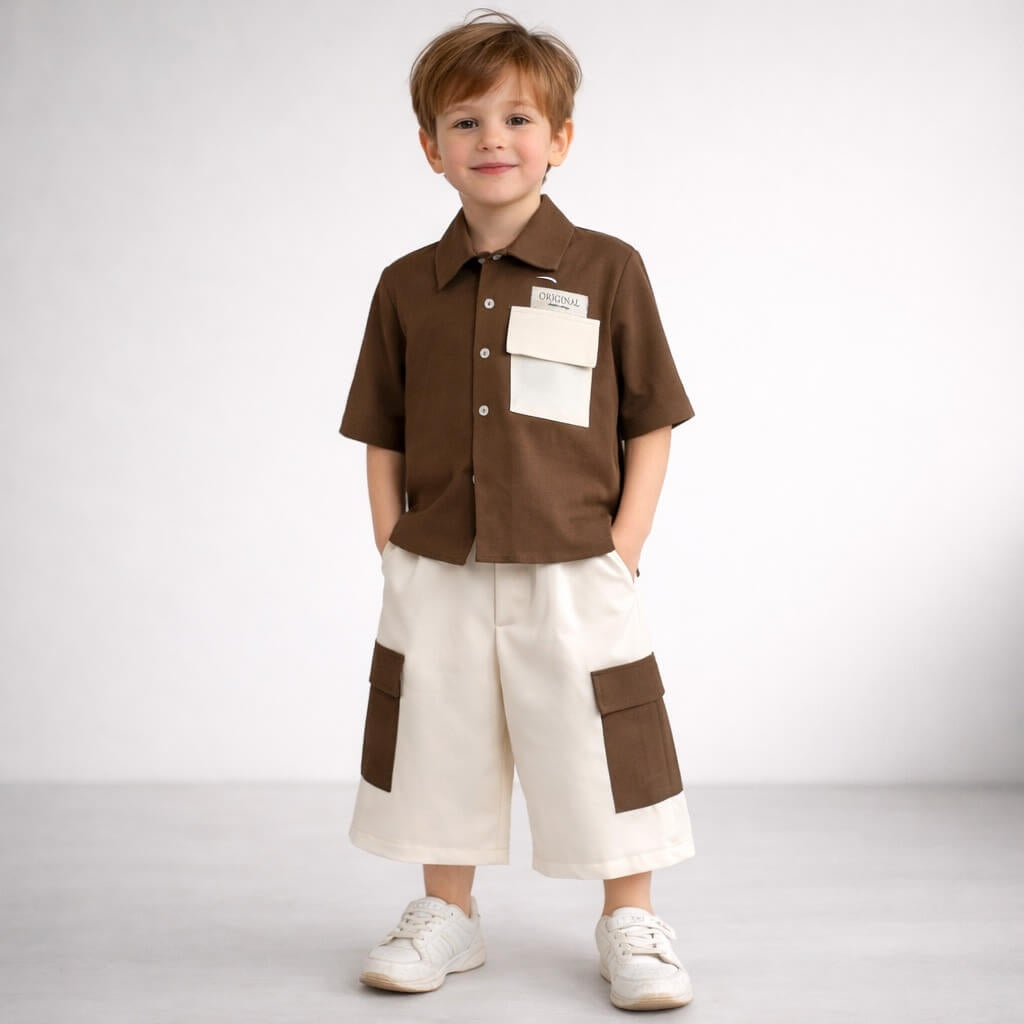Set aus Baumwolle für Babys