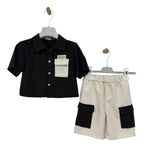 Neugeborenen-Outfit aus Baumwolle