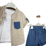 Completo 3 Pezzi Cotone Neonato