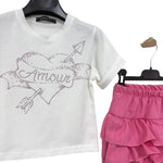 Baby-Mädchen-Outfit aus Baumwolle