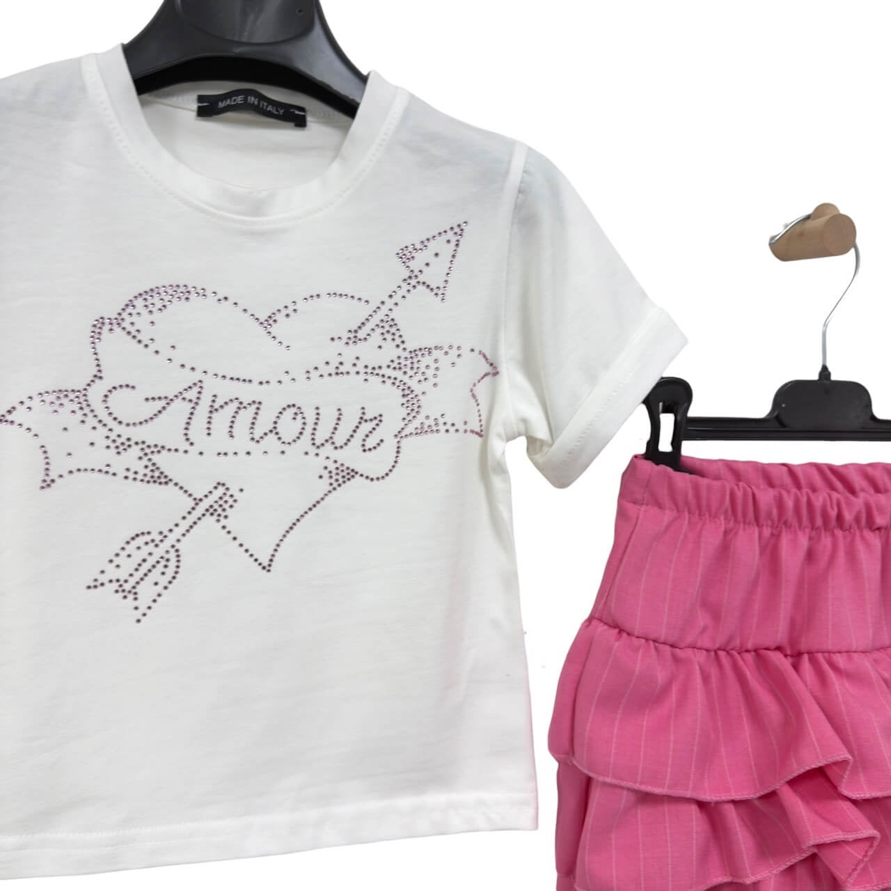 Baby-Mädchen-Outfit aus Baumwolle