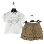 Baby-Mädchen-Outfit aus Baumwolle