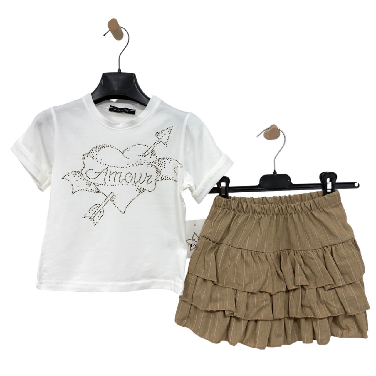 Baby-Mädchen-Outfit aus Baumwolle
