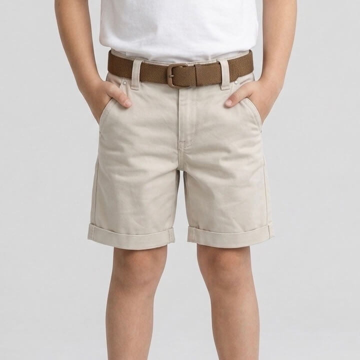Bermuda-Shorts mit 5 Taschen aus Baumwolle für Jungen