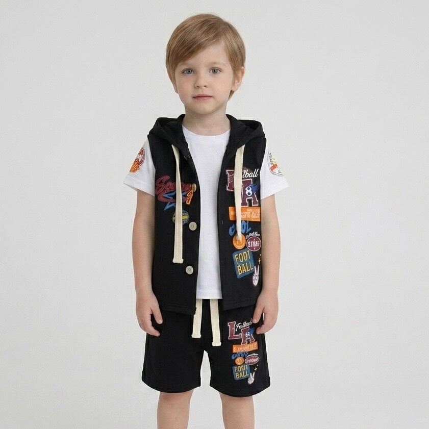 Completo 3 Pezzi Cotone Bimbo